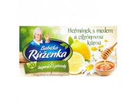 Babička Růženka травяной чай ромашка с медом и лимонной цедрой 20 х 2 г